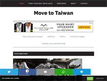 Tablet Screenshot of movetotaiwan.com